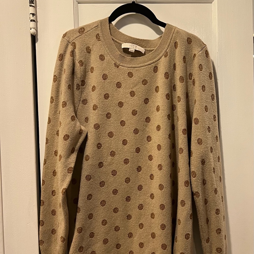 Ann Taylor loft tan sweater- never worn!
